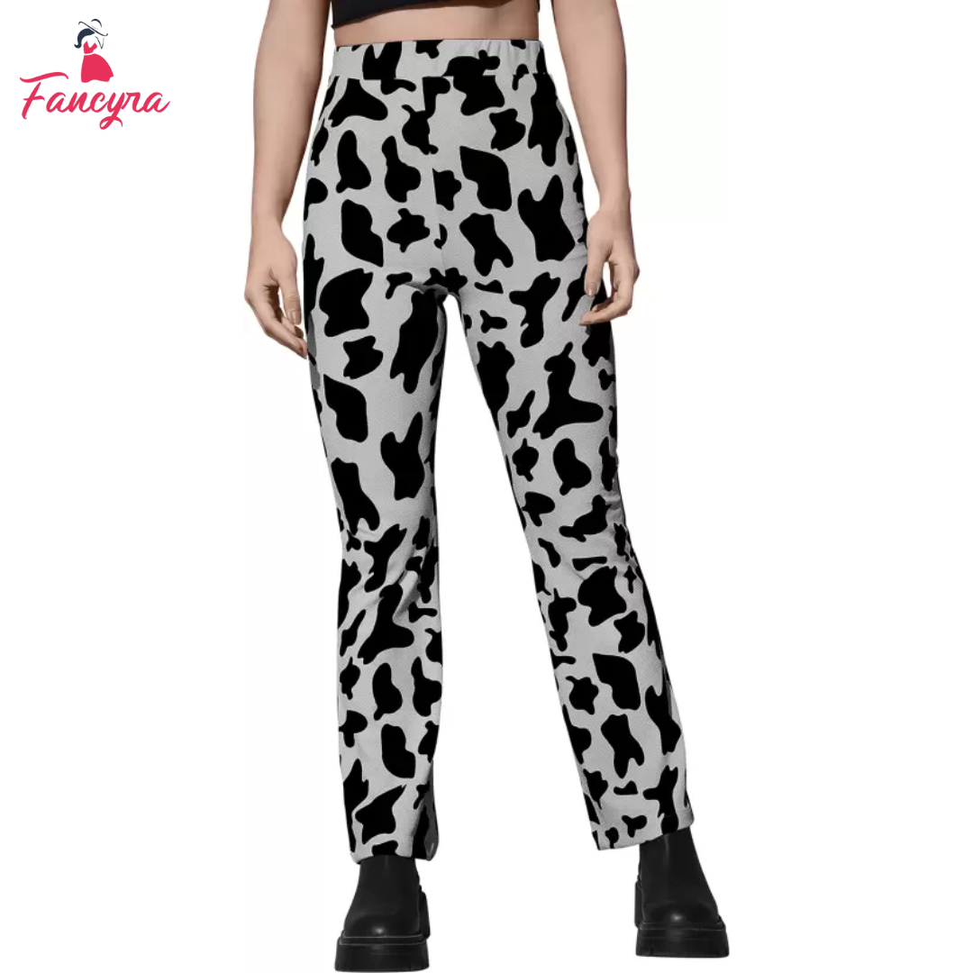 Women Solid Casual Printed Stretchable Track Pant Trouser