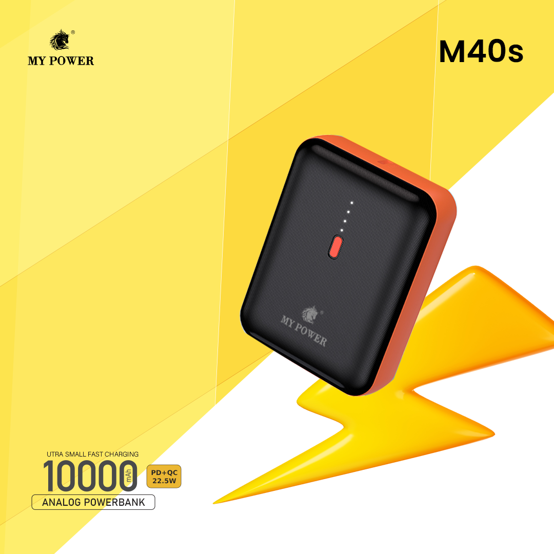 10000mah Small Size M40s Portable Fast Charing PD Q.C 3.0 22.5w Power bank