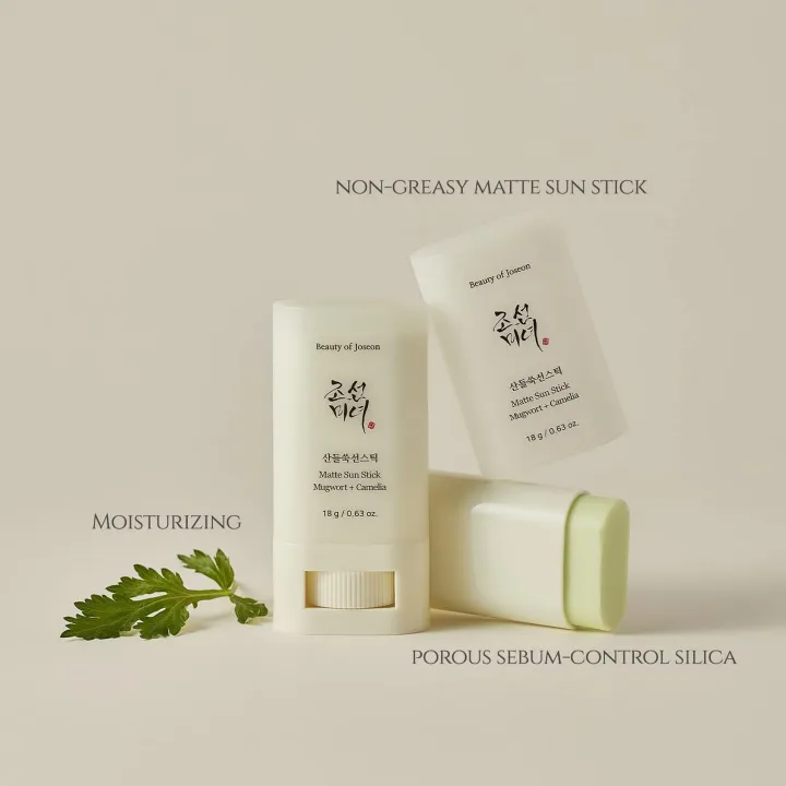 Beauty of Joseon Matte Sunscreen Stick 50 SPF : Mugwort+Camelia (18g, 0.63fl.oz) | Korean Skincare - image 1