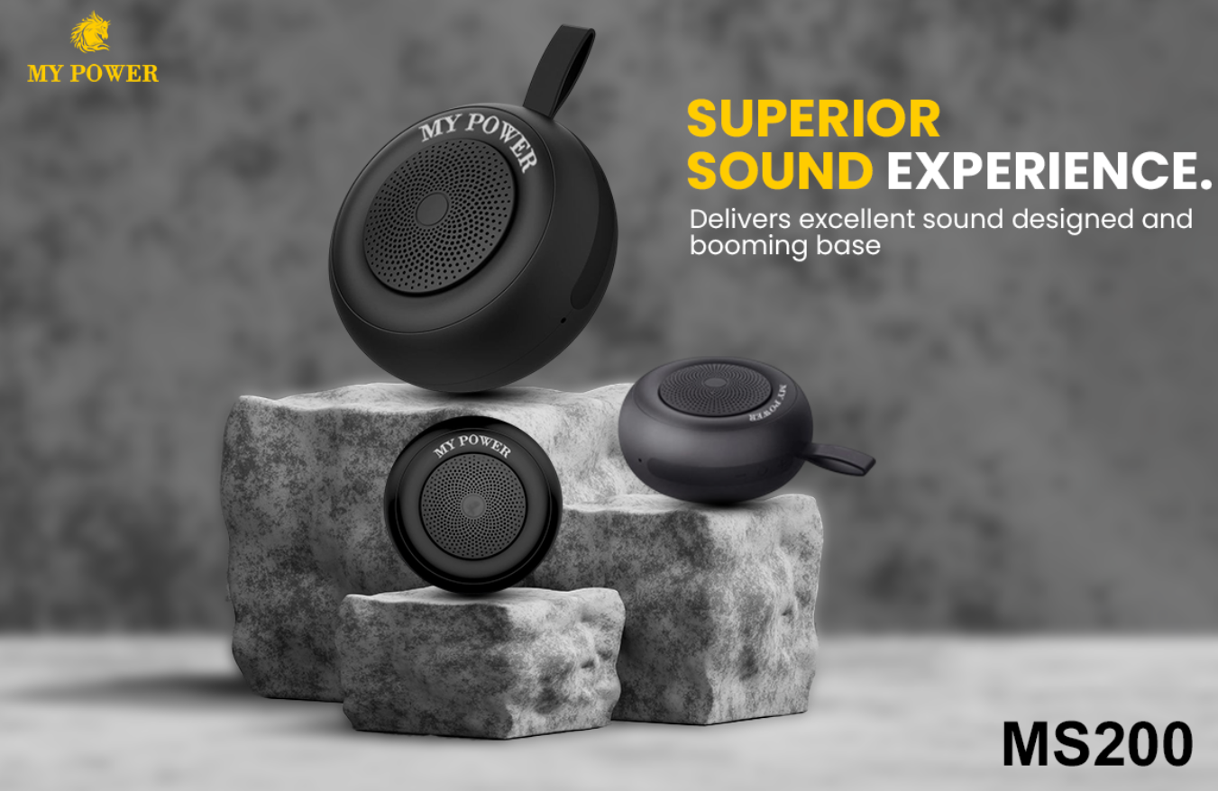 MyPower MS200 Portable Bluetooth speaker, Waterproof Speaker, High Sound Quality, Small size