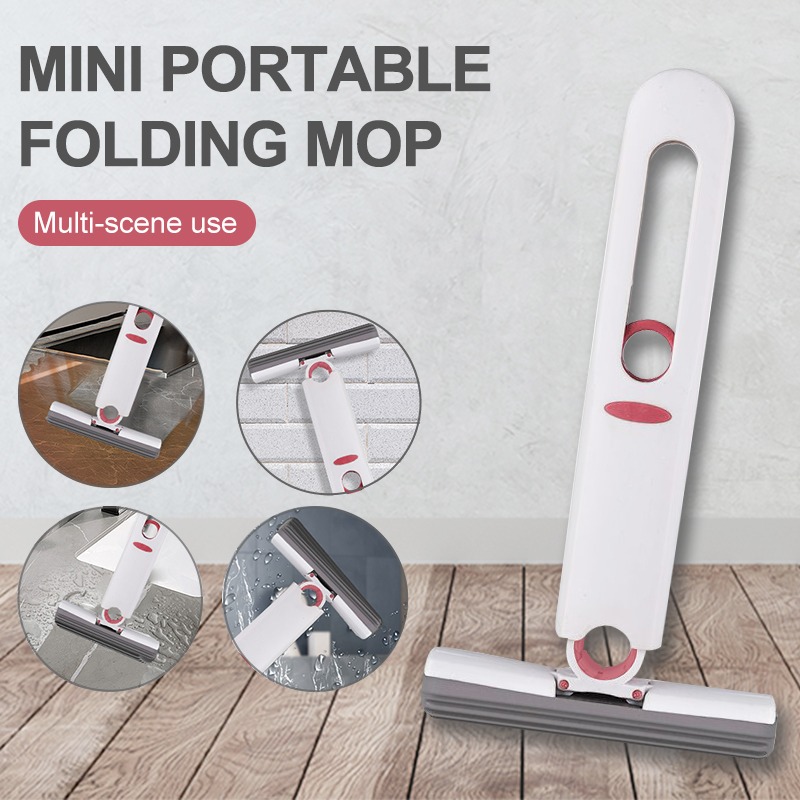 Portable Mini Mop Household Cleaning Sponge Mop