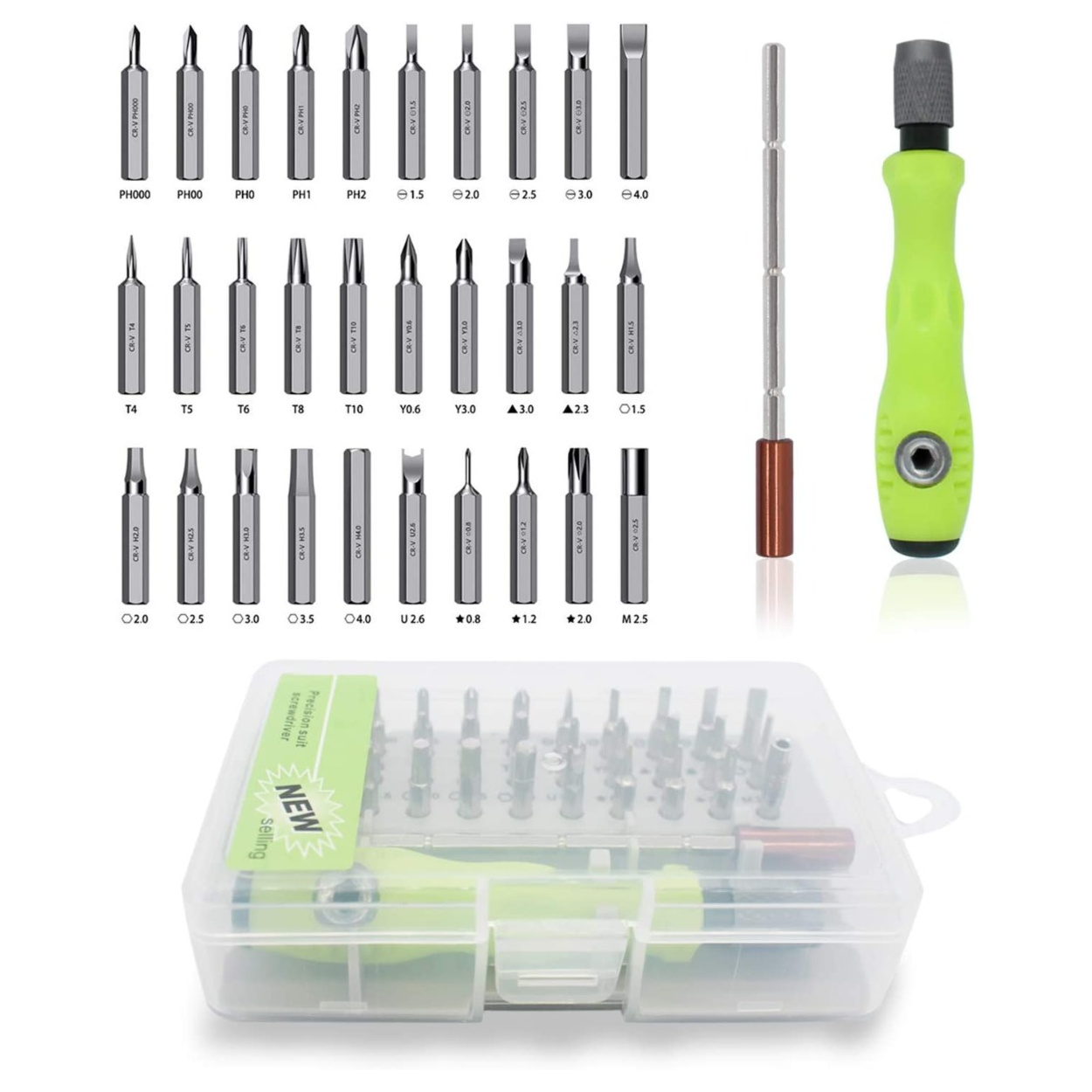 32 in 1 Interchangeble Multipurpose Mini Screwdriver Set Magnetic Slot