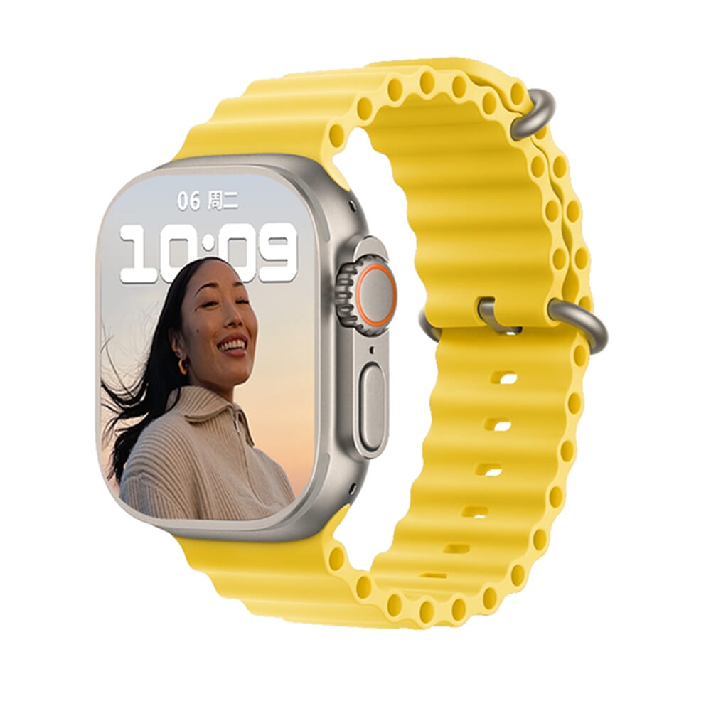 Yellow T800 Ultra Smart Watch