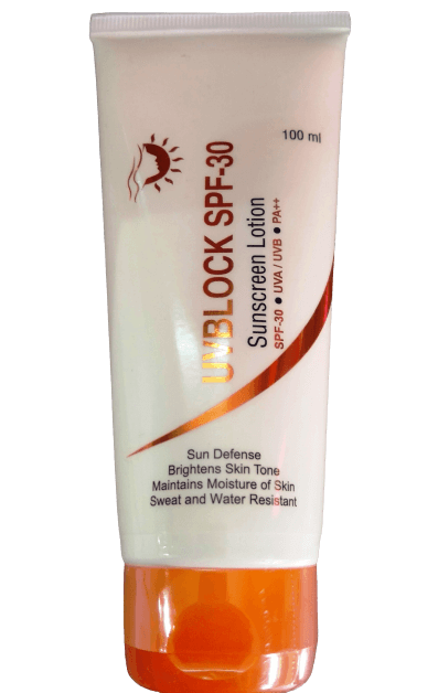 UVBLOCK SPF 30 Sunscreen Lotion 100ml
