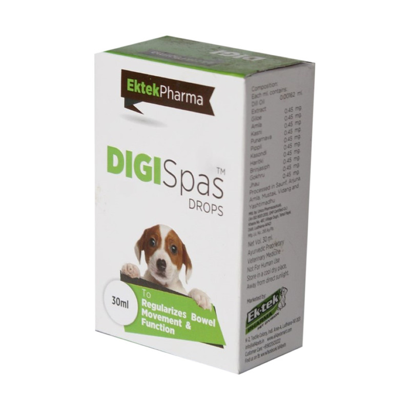 Ektek Pharma Digispas Drops, Dog Digestive 30ml