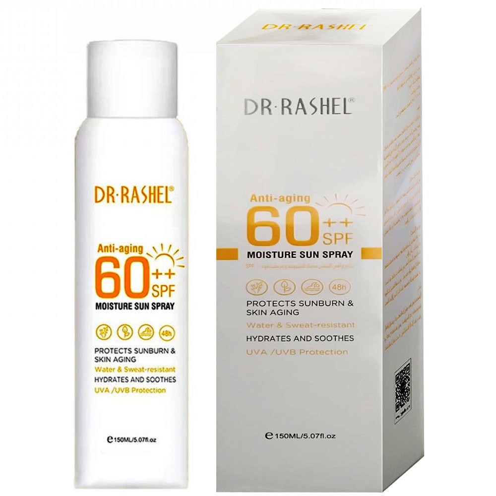 Dr. Rashel Moisturizing Anti-Aging Sunscreen Spray with SPF 60,150ml