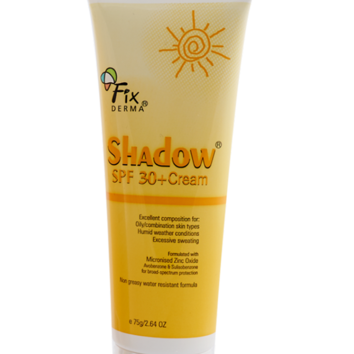 Fix Derma Shadow SPF 30 Sunscreen Cream-75Ml