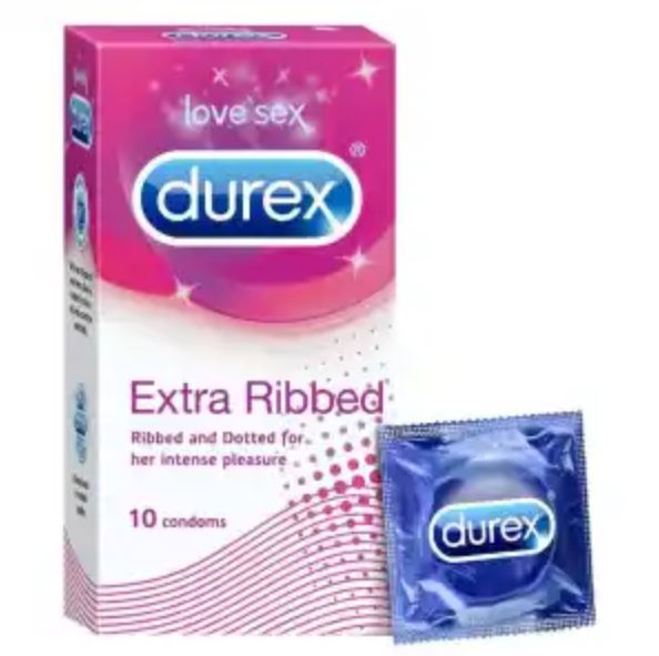 Durex 10Un Ribbed Condom