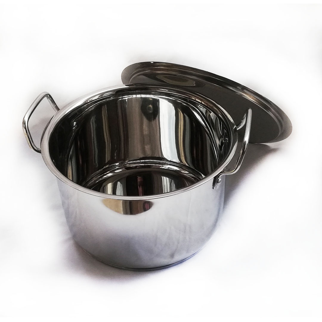 DeviDayal Stainless Steel Biryani Pot With Stainless Steel Lid