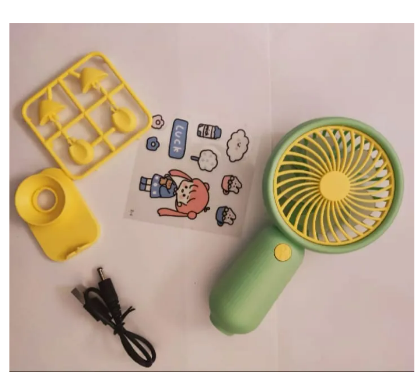 Portable Handheld Fan with Rechargeable Battery - Travel Friendly