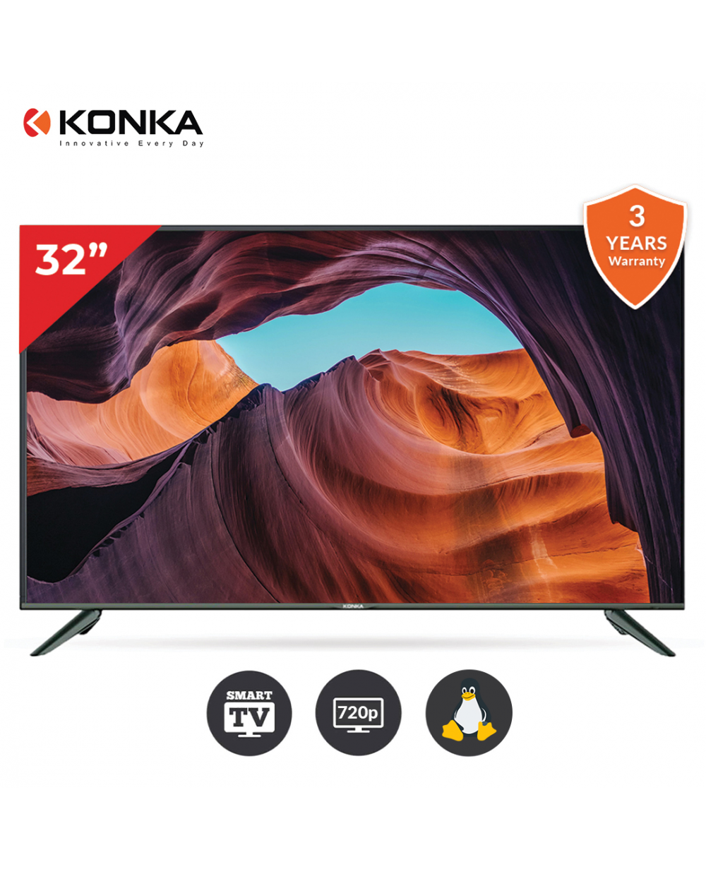 KONKA 32 Inch Linux Smart HD LED TV (KE32MS2022)