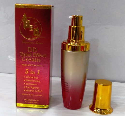B&D Total Effect DD Cream Aqua SPF 50+ PA+++ 5 in 1 Product of Korea 50gm - image 1