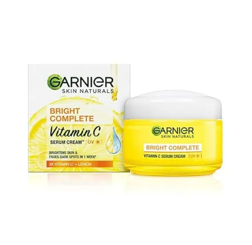 Garnier Bright Complete Vitamin C Serum Cream (45gm)