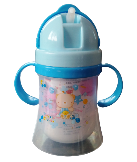 Feeding Portable Straw Bottle Baby Water Bottle Leak Proof Baby's Drink ware 180ml 1