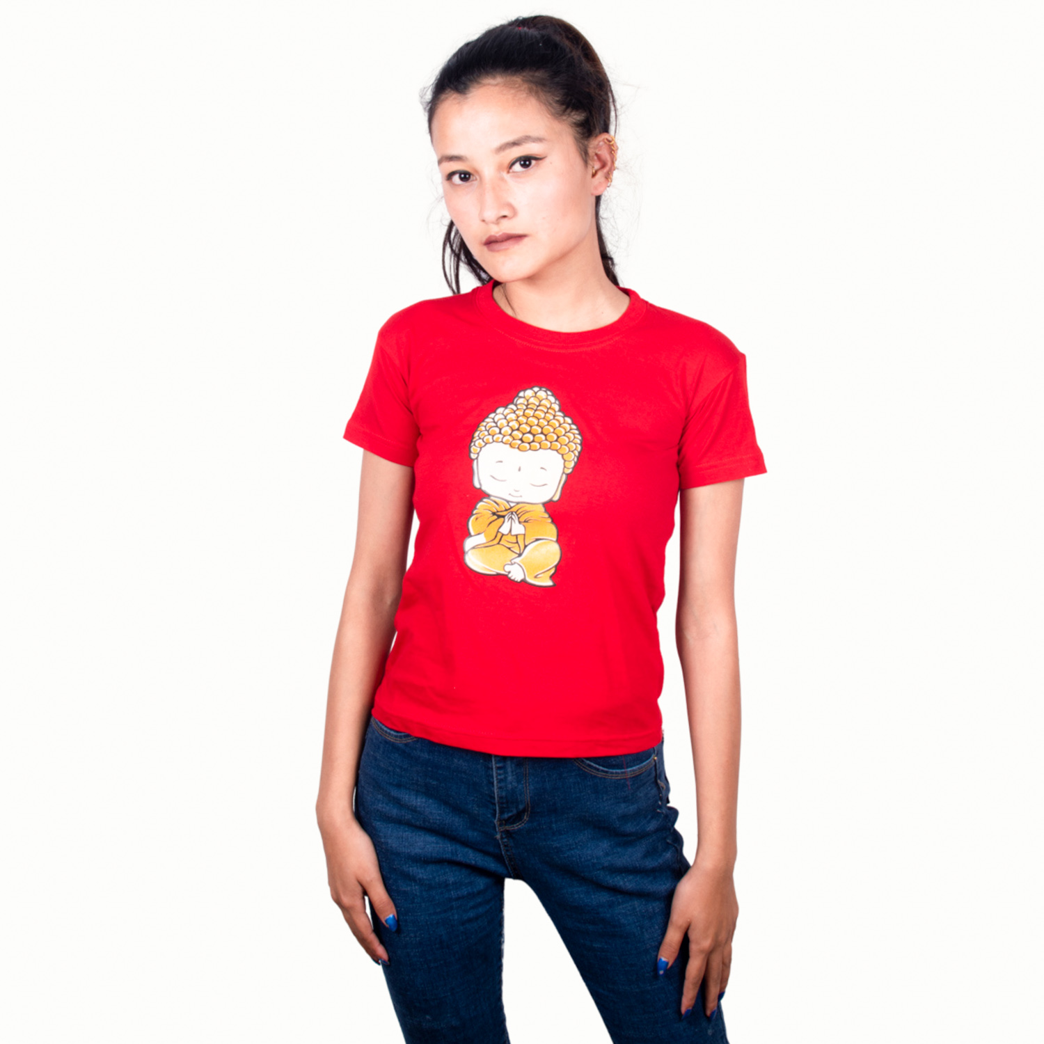 Printed Cotton T-Shirt For Teen age Girl