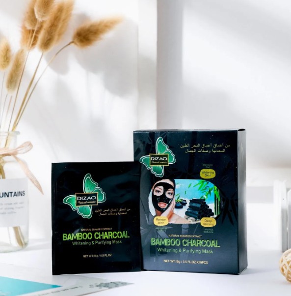 Natural Seaweed Bamboo Charcoal Mud Whitening & Purifying Mask 15 GM