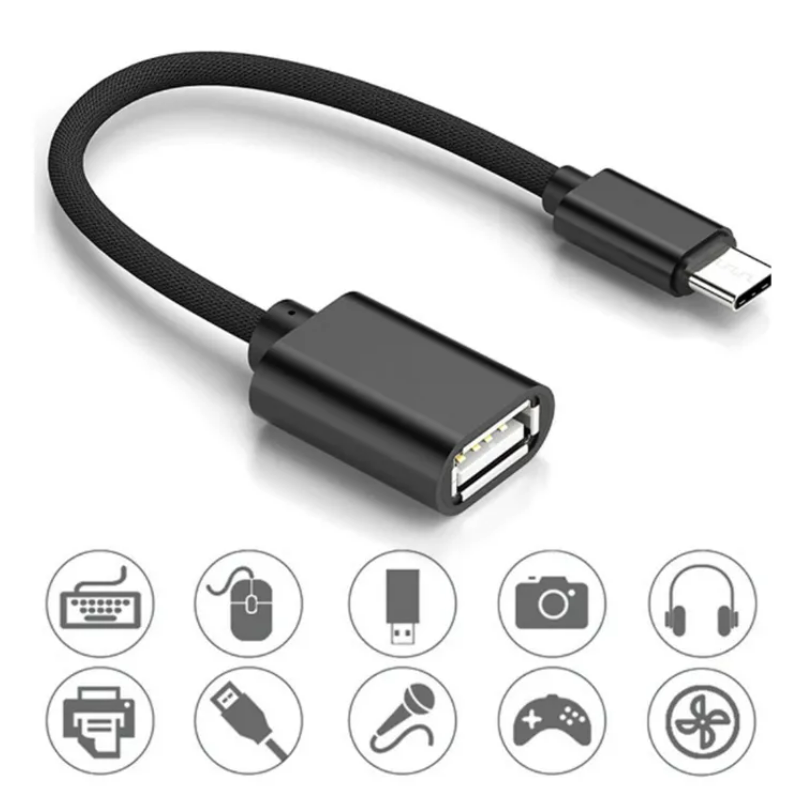 Micro USB Type C Otg Data Cable for Otg Enabled Type C Devices