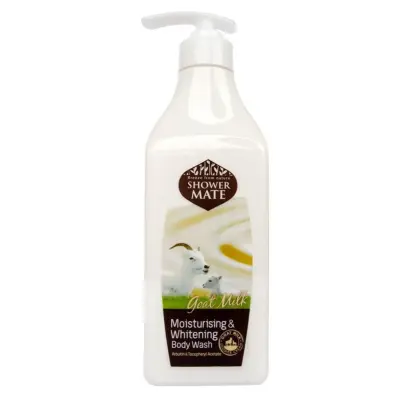 Shower Mate Goat Milk Korean Body Wash, 550mL