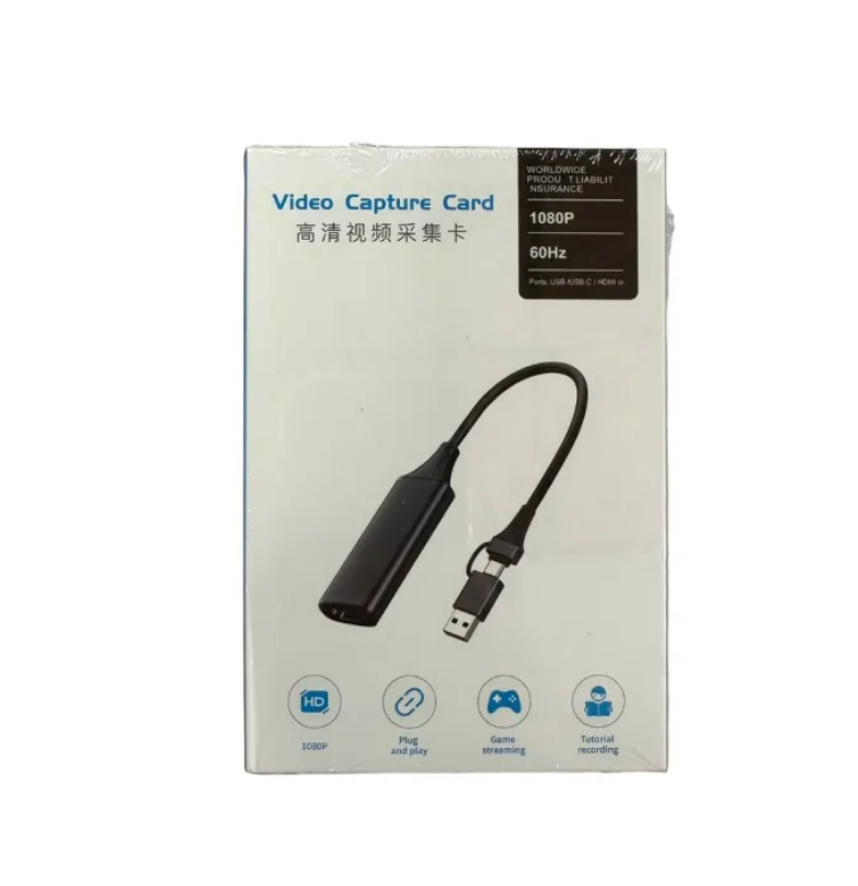 USB Type C 3.0 Capture Card HD Video Capture Card 1080P 60HZ Game Real Time Recording Video Capture