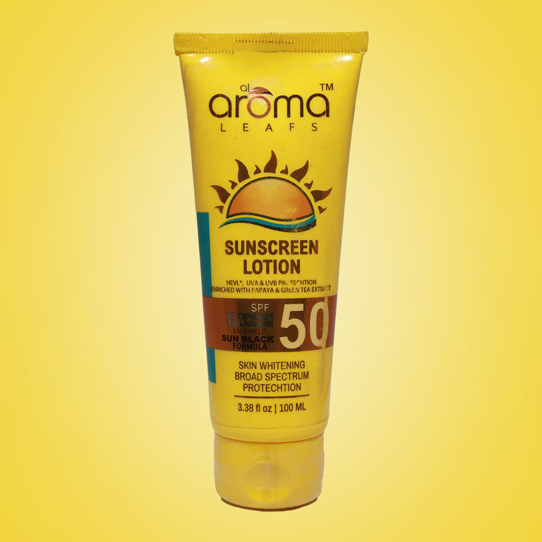 Aroma Leafs Sunscreen Lotion-SPF 50 - image 1