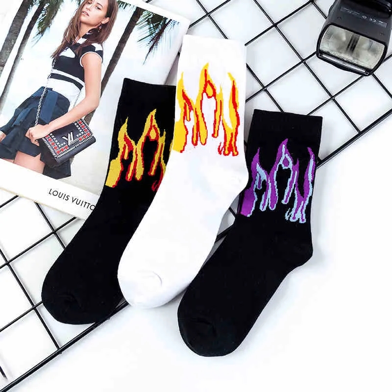Pack of 5 Fire White Socks for Women