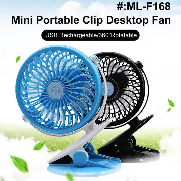 Speed Rechargeable USB Mini Fan ML-F168