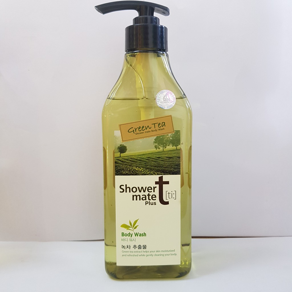 Shower Mate T Green Tea Korean Body Wash 550ml