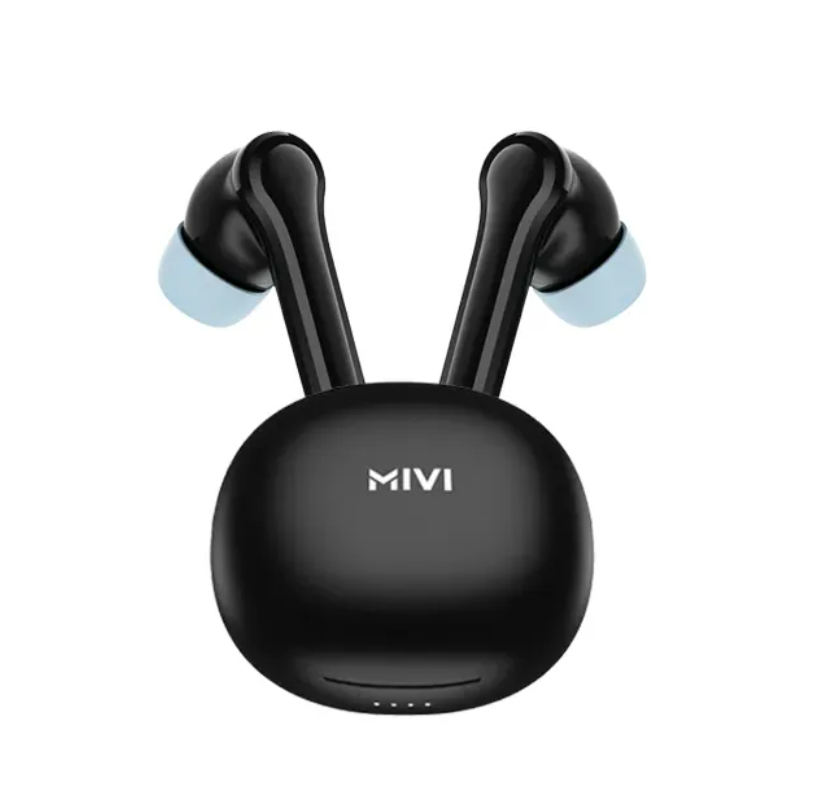 Mivi Duopods N4 True Wireless TWS Earbuds, Upto 50 Hours of playtime, 13mm driver, Dual Connection, Voice Assistance, Bluetooth v5.3, AI ENC