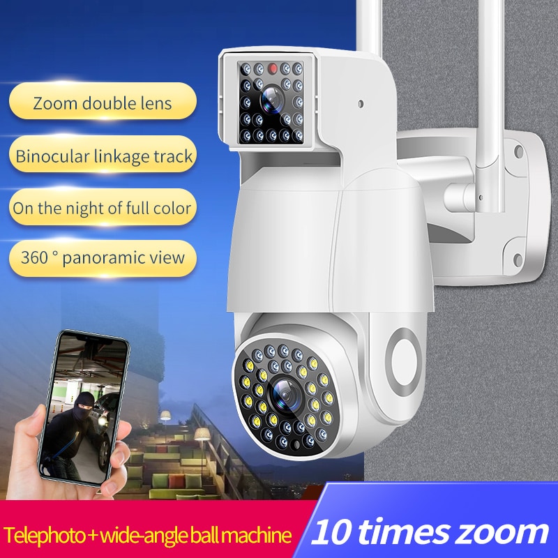 Dual Lens CCTV Camera