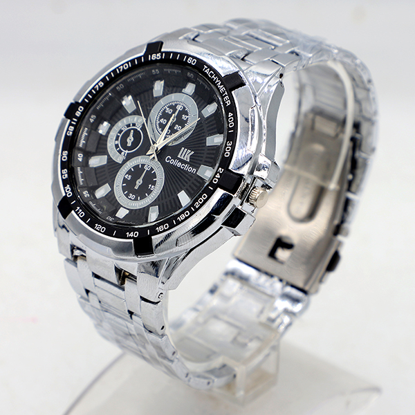 Stainless Stainless Ik Collection Round dial Watch For Men