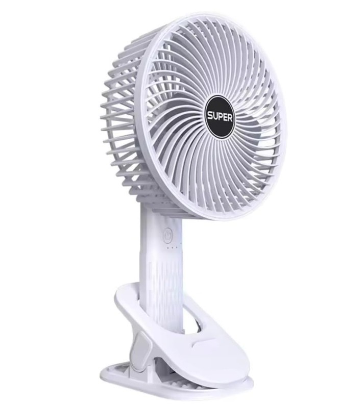 Portable 3-gears Rechargeable Desktop Fan(Color May Vary)