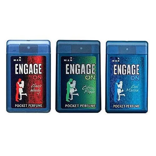 Engage Pocket Perfume for Men Classic woody