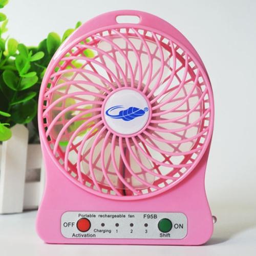 Rechargeable 3 Mode Portable Mini Fan Usb Lithium Battery