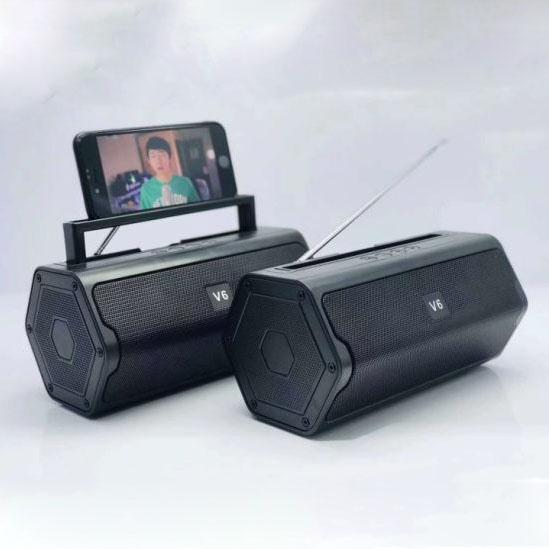 Um-V6 2019 New Mini Bluetooth Portable Speaker Wireless Speaker Original Bluetooth Portable Outdoor Multimedia Speaker Stereo System
