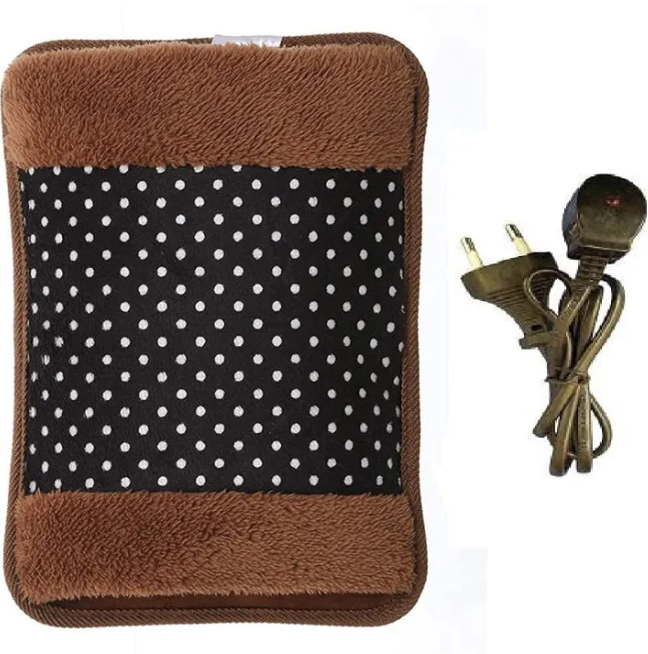 Rechargeable Attractive Design Fur Inside Soft Hot Bag - Color May Vary