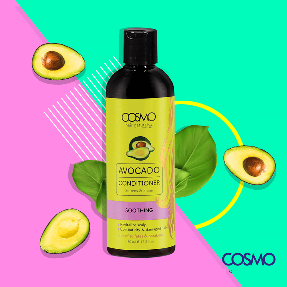 Cosmo Avacado Soothing Conditioner Soft & Shine 480 ml