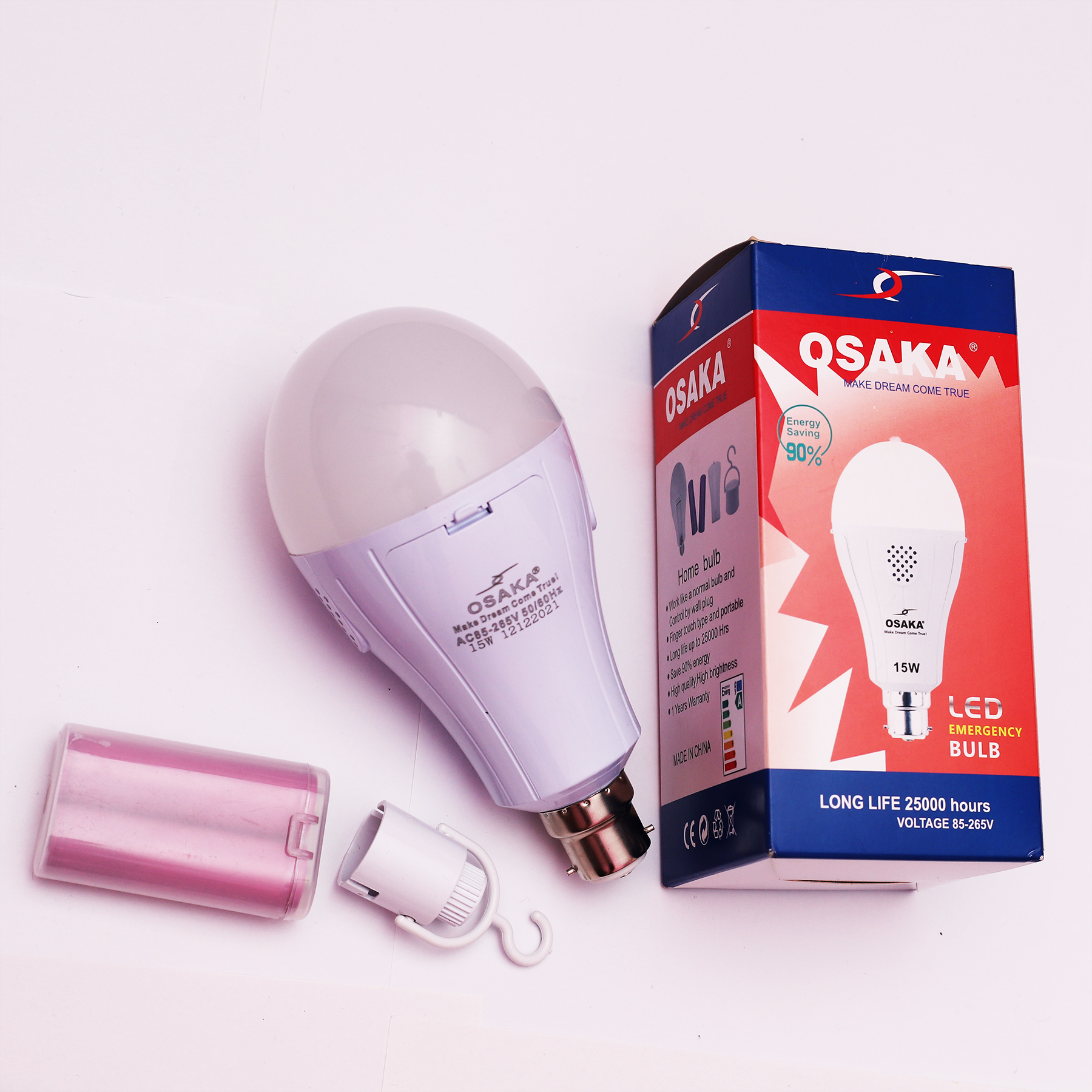 15w Two Battery Rechargeable Led Light Bulbs Super Energy Saving led For Home Power Failure r