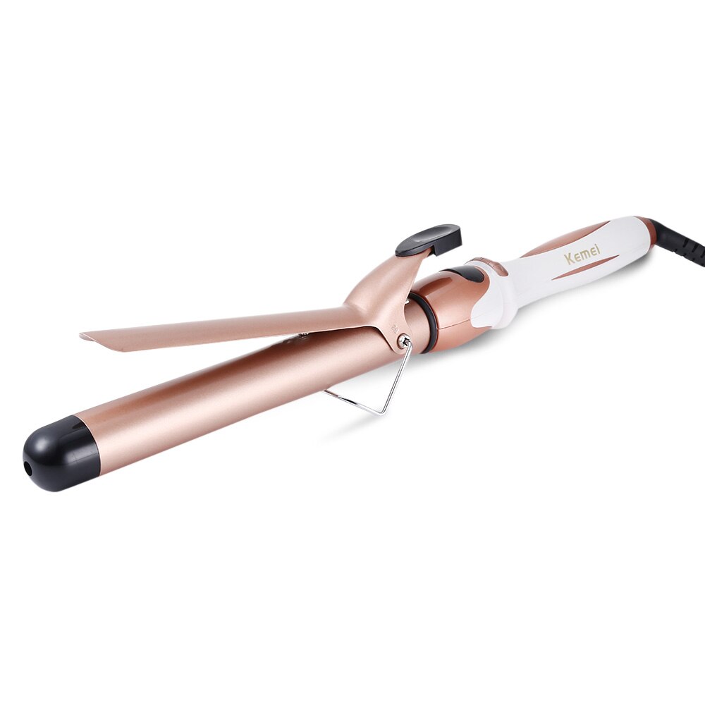 Kemei KM - 760A Ceramic Curling Professional Hair Curler Wand LCD Beauty Styling Tool Adjustable Temperature Curling Iron Fast Heating
