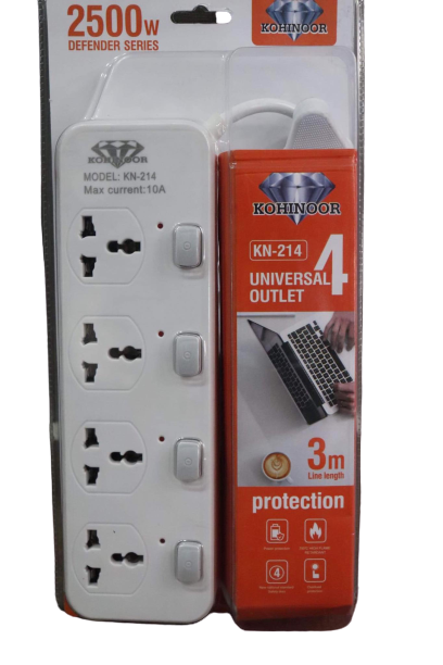 Kohinoor Heavy Extension Cord Board ( Multiplug )