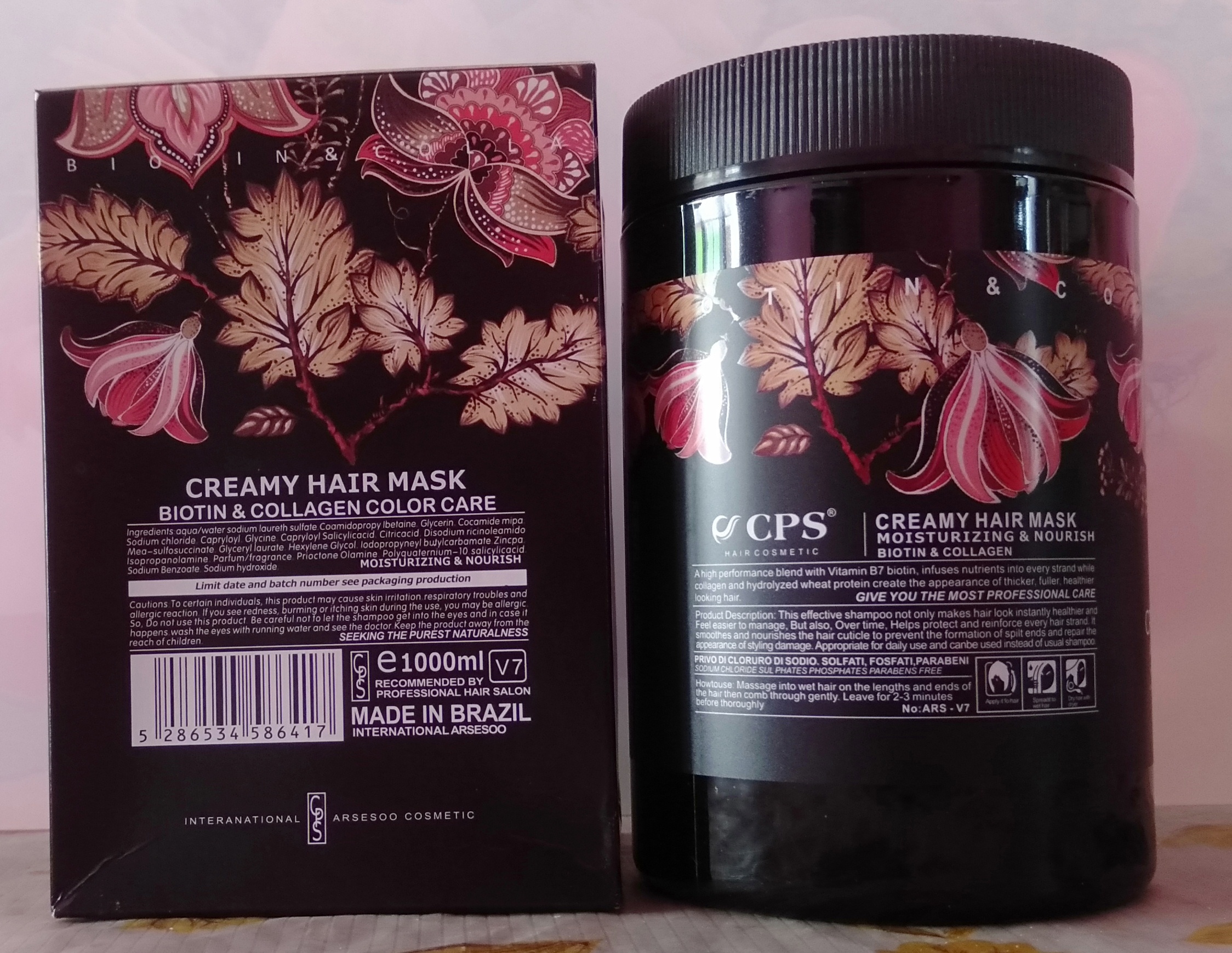 Collagen Moisturizing & Nourish Creamy Hair Mask 1000ml2