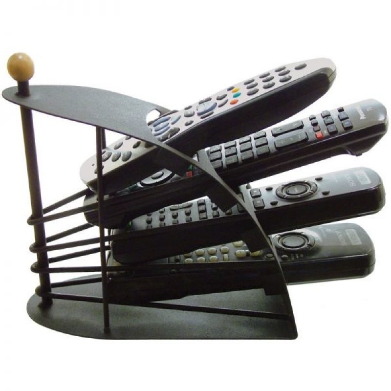 Unbreakable Metal Made 4 Layer Remote Control Holder Stand Storage Rack Organizer