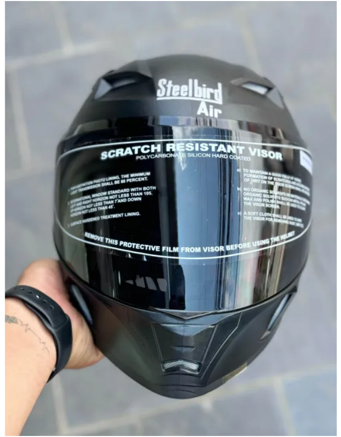 Steelbird Air Helmet Free Extra Clear Visor