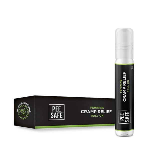 Pee Safe Feminine Cramp Relief Roll On for Period Pain - 10 ML