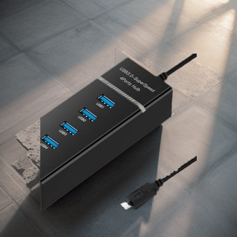Type C USB Hub | 4 Port | Silver