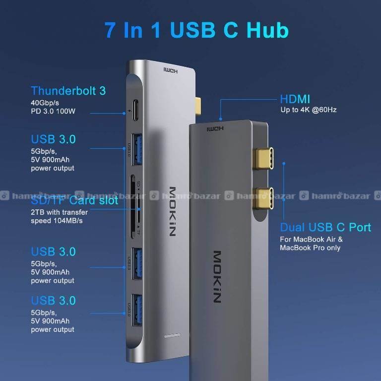 7 in 1 USB C Hub