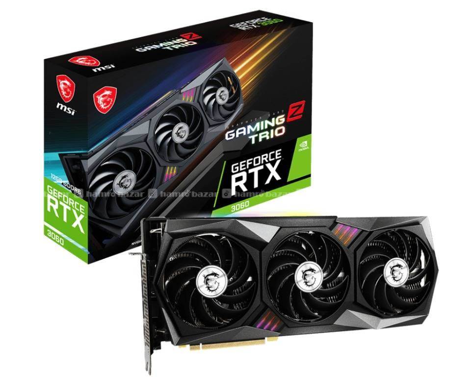 Msi Geforce Rtx 3060 Gaming Z Trio 12g Graphics