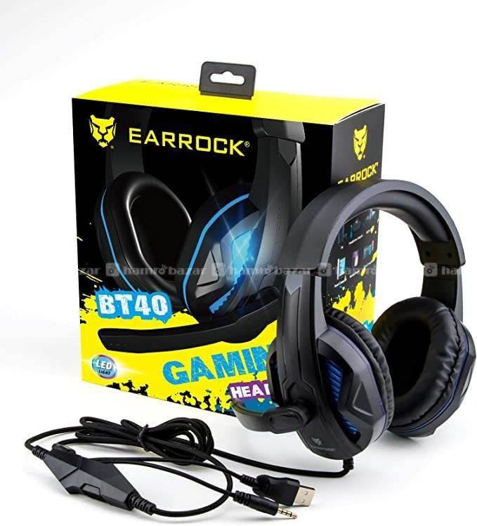 EARROCK Gaming Headset Surround Sound Headphone