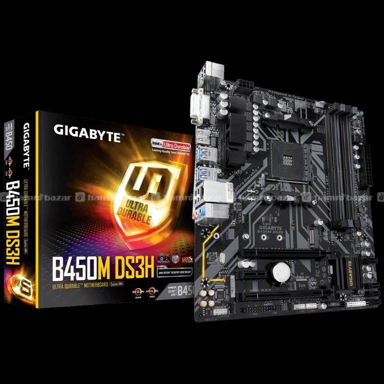 GIGABYTE B450M DS3H