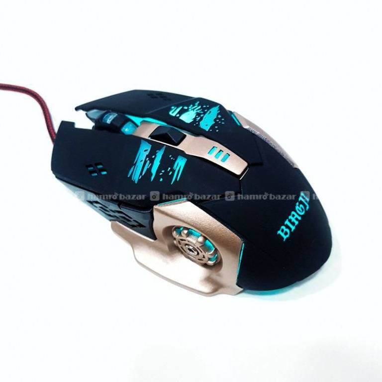 Biagji Mt25 RGB Gaming Mouse 6 Buttons 3200 DPI