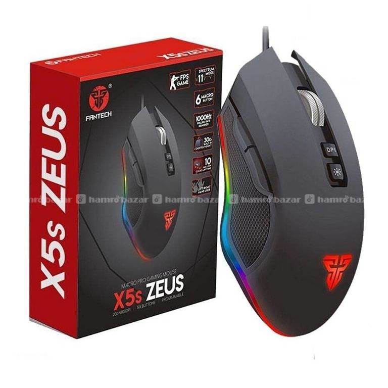 Fantech X5s Zeus Macro Programmable Gaming Mouse